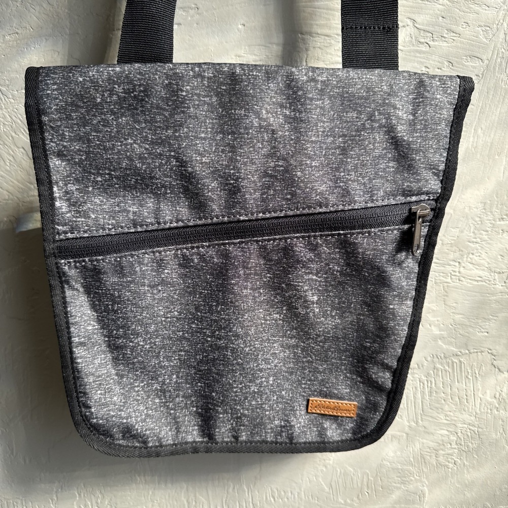 Eddie Bauer‎ Connect Tech Crossbody Bag Gray Travel Tablet Handbag